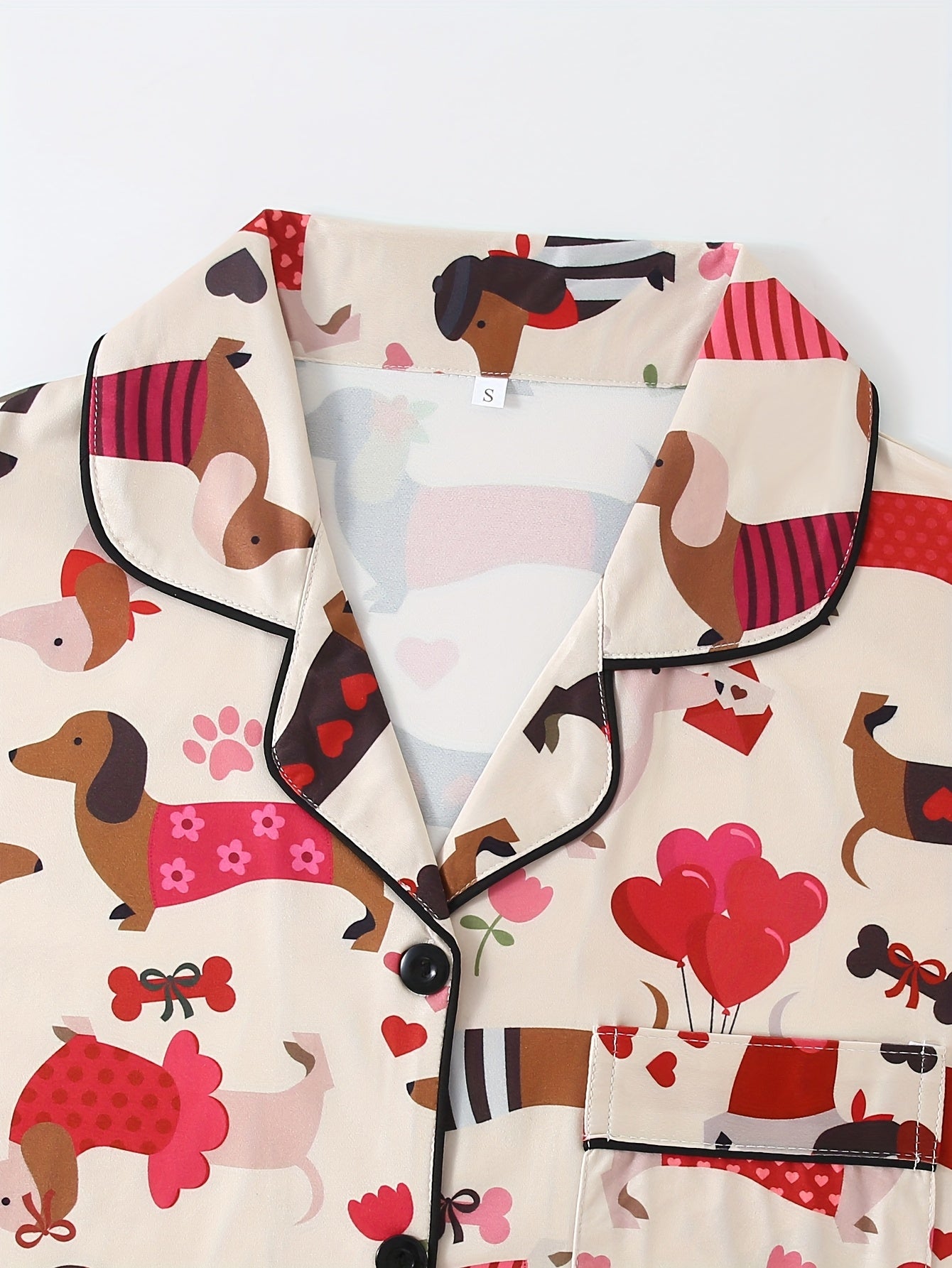 Puppy Love Dreams – Dachshund Delight Pajama Set