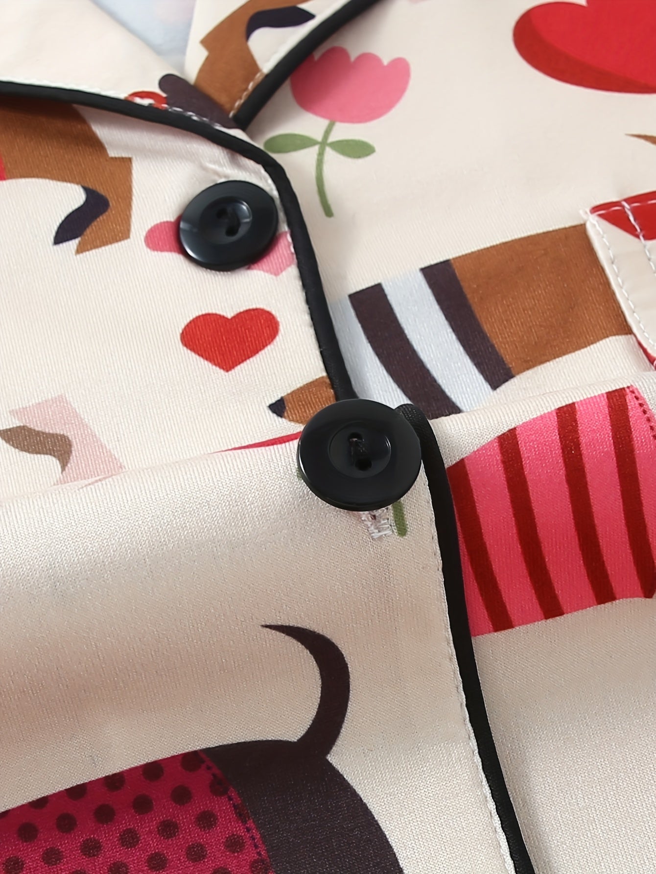 Puppy Love Dreams – Dachshund Delight Pajama Set