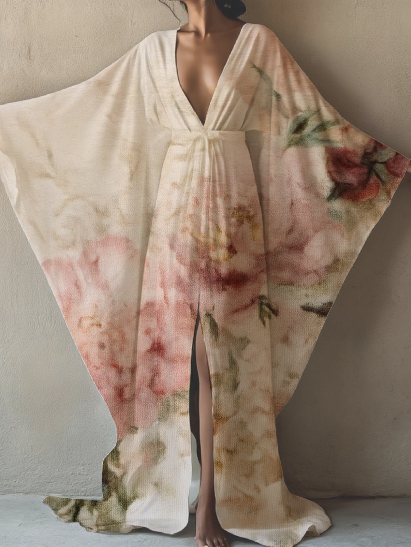 Ethereal Bloom – A Kimono of Grace Whimsy