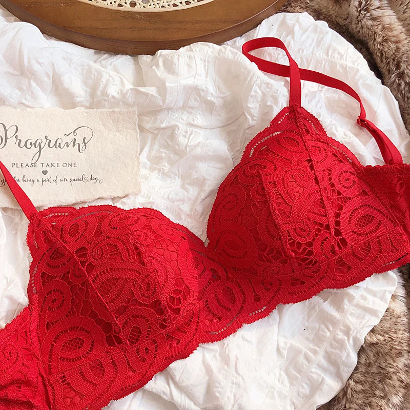 Ethereal Lace – Seamless Bra Set in Five Shades of Desire