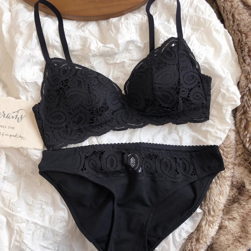 Ethereal Lace – Seamless Bra Set in Five Shades of Desire