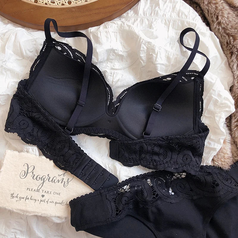 Ethereal Lace – Seamless Bra Set in Five Shades of Desire