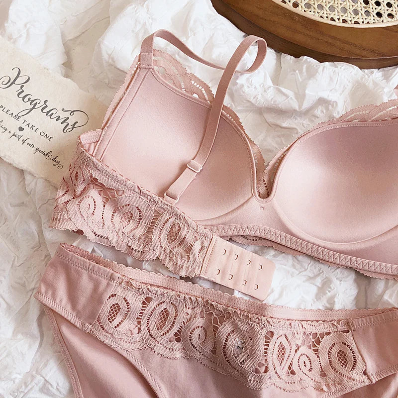 Ethereal Lace – Seamless Bra Set in Five Shades of Desire