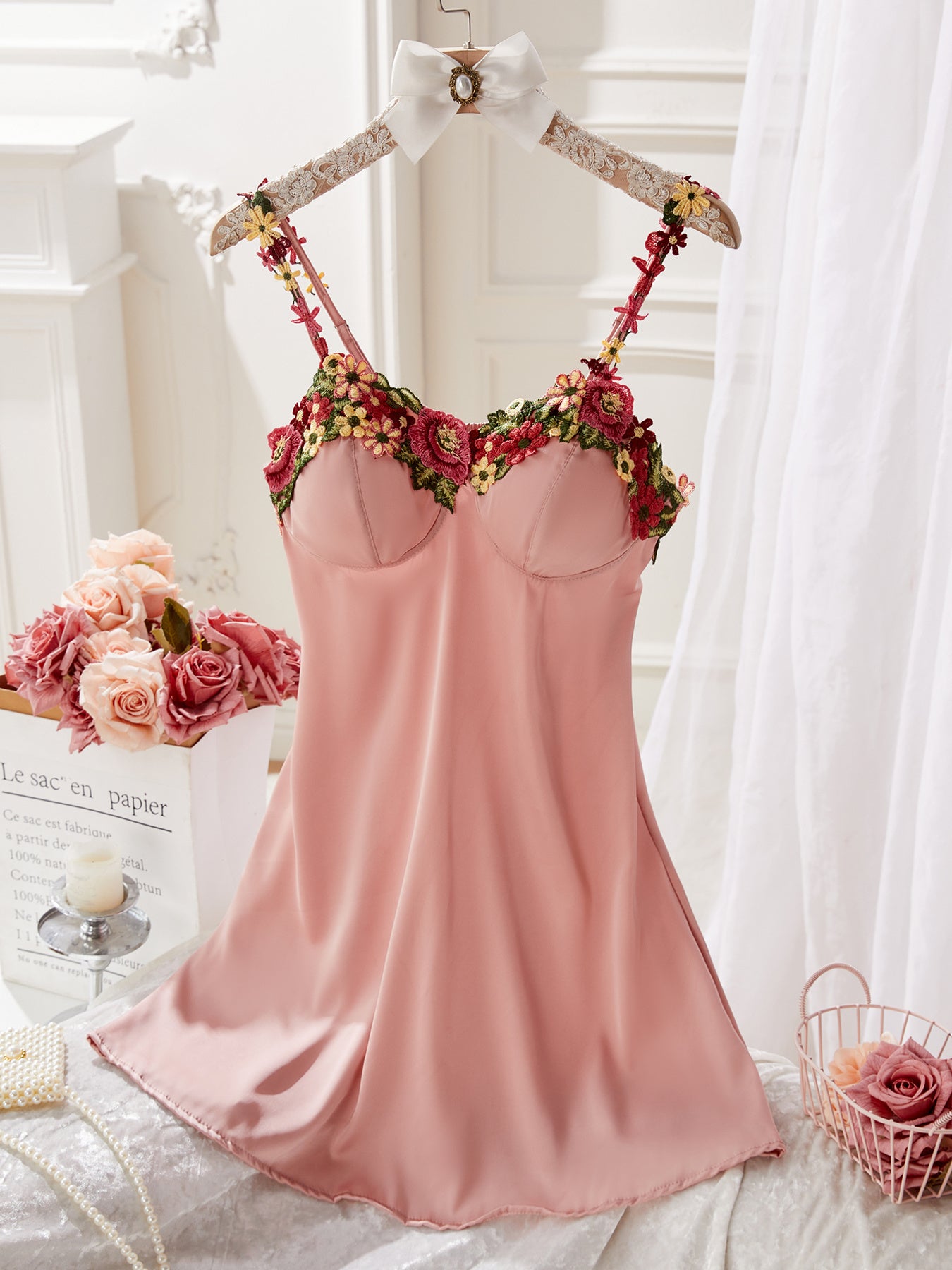Midnight Whisper Satin Slip