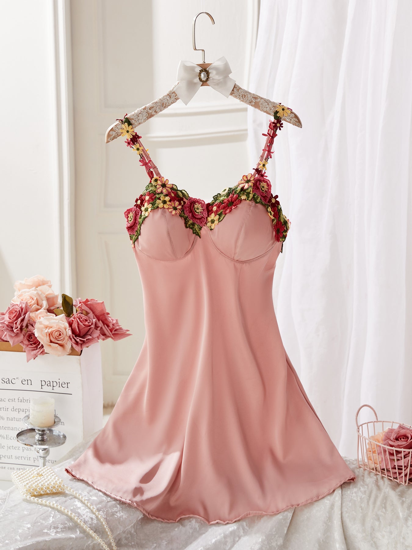 Midnight Whisper Satin Slip