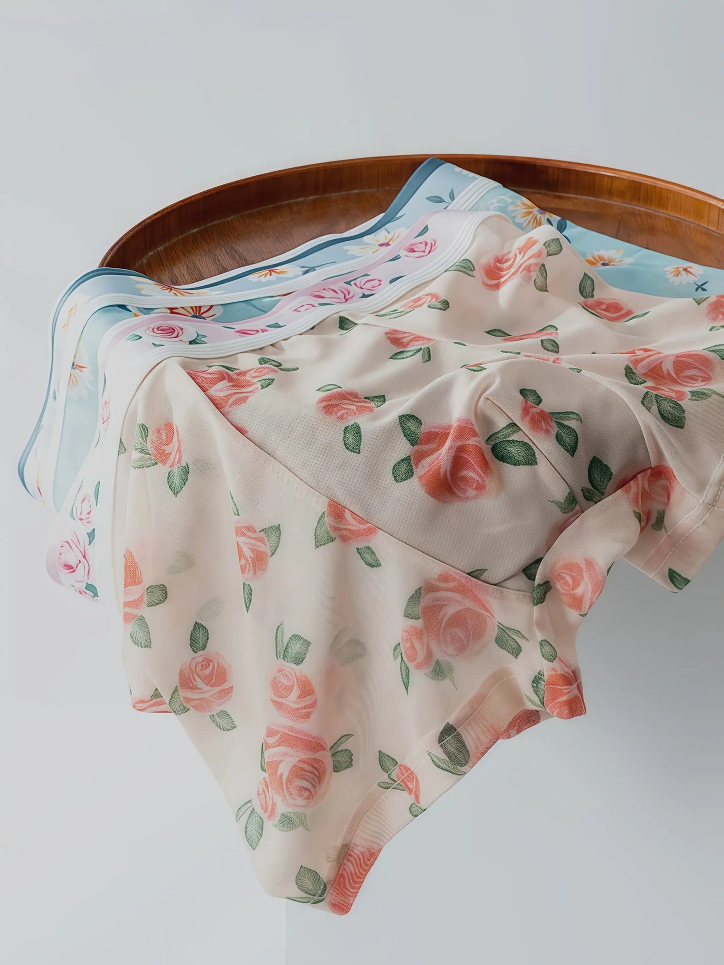 Petal Prowess – 5-Piece Floral Men’s Boxer Briefs Set