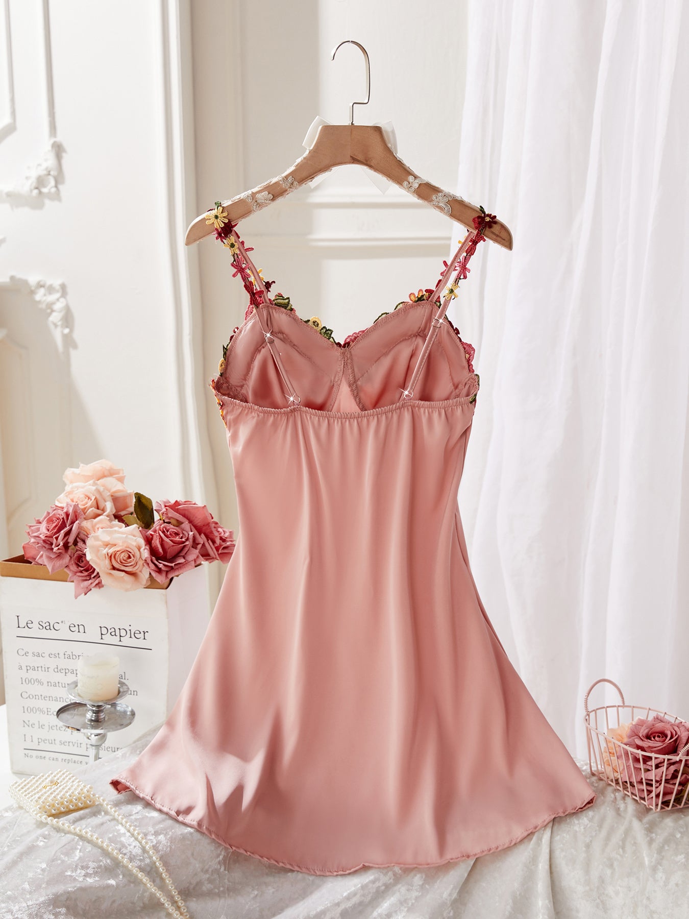 Midnight Whisper Satin Slip