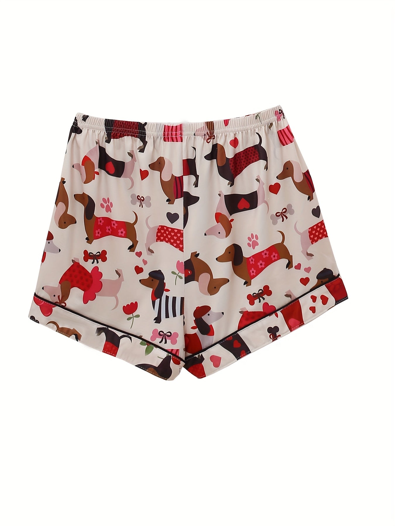 Puppy Love Dreams – Dachshund Delight Pajama Set