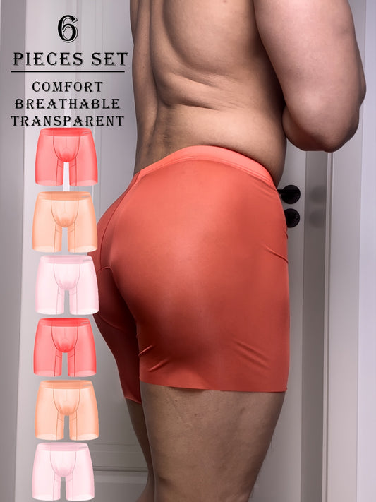 Afterglow Ice-Silk Boxer Set – 6 Shades of Seduction