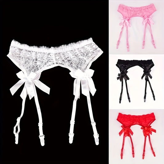 Lace & Lure – Garter Belt with Bows