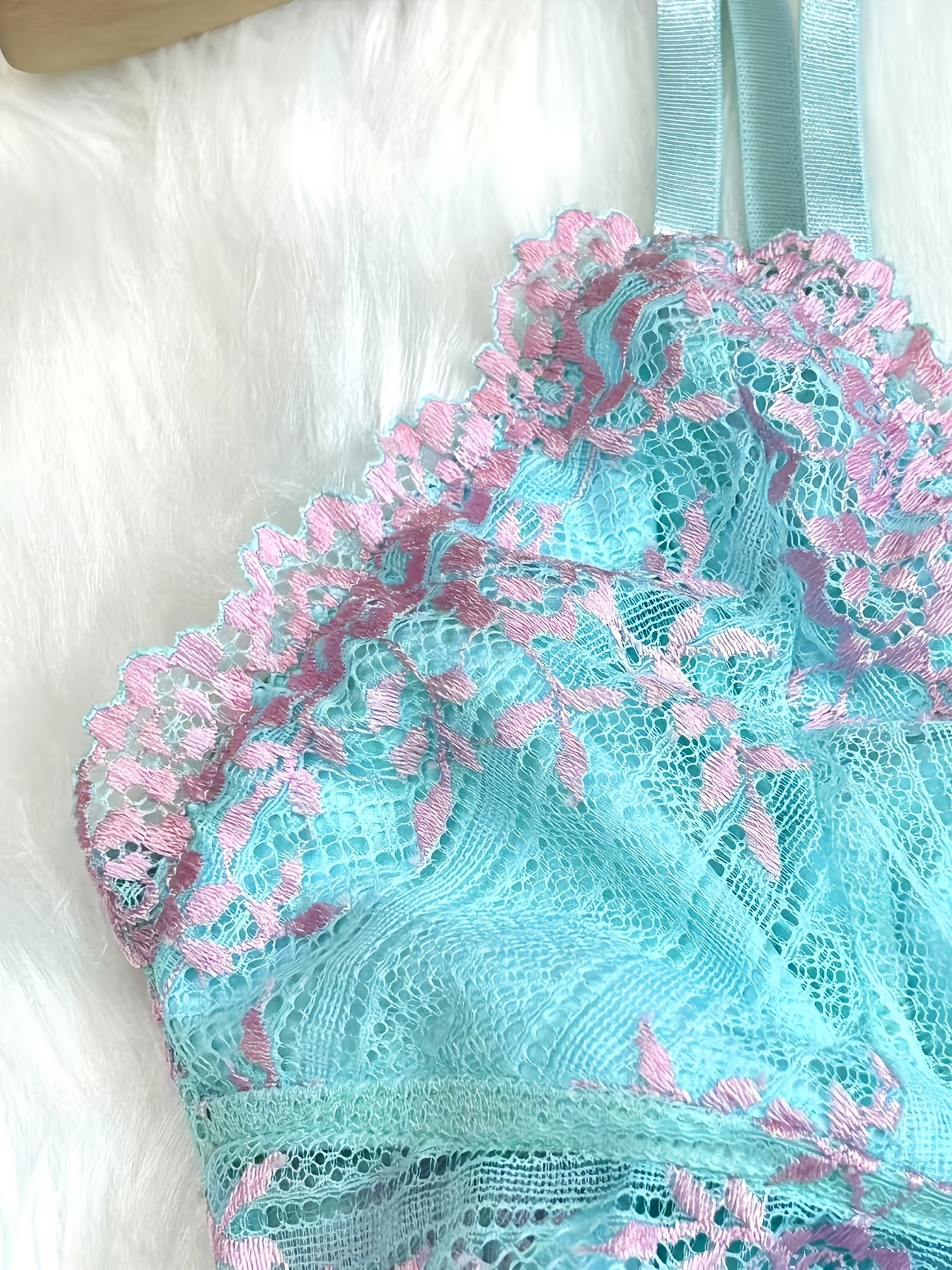 Aqua Amour – Lace, Bows & Midnight Glow